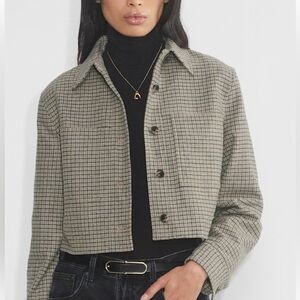 Aritzia- Wilfred Little Cropped Jacket and Classic Mini Skirt- Precision Wool